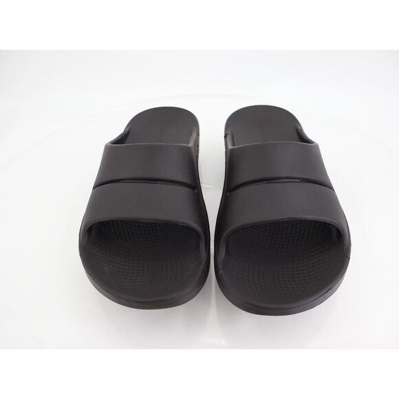 Oofos Men\'s OOahh Sandal Size 8 Recovery Sport Slide Stress Relief Black NEW main image 7